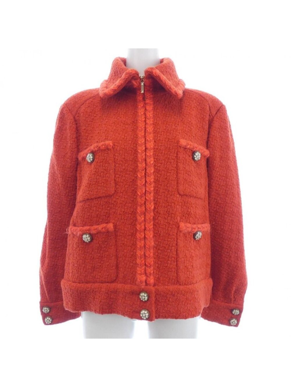 Chanel 19K Jacket Red